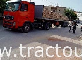 À vendre camion Volvo FH 400 avec semi remorque benne et plateau complet