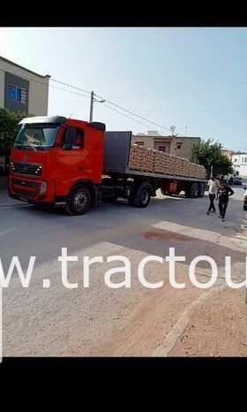 À vendre camion Volvo FH 400 avec semi remorque benne et plateau complet
