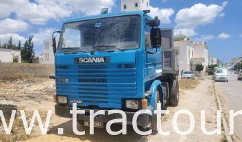 ⛔?VENDU تم البيع?⛔ camion Scania 113H 360 avec semi remorque plateau 25 tonnes ️(1990) complet