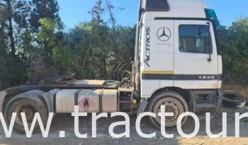 À vendre Tracteur routier Mercedes Actros 1835 (2002) complet