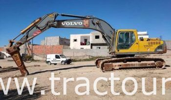 À vendre Pelle sur chenilles avec brise-roche Volvo EC 290B LC – 29 tonnes complet