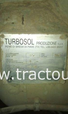 À vendre Pompe à béton 3 cylindres Turbosol avec 30 mètres de tuyaux complet