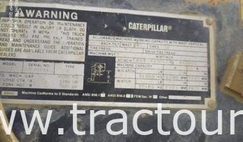 À vendre Chariot élévateur diesel Caterpillar – 35 tonnes complet