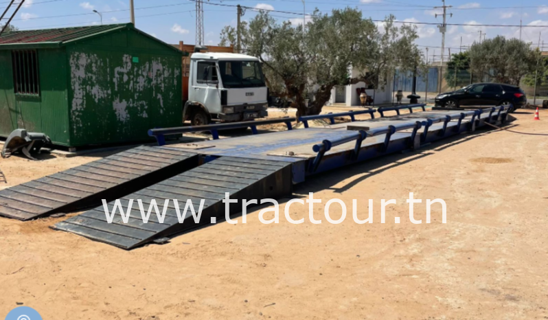 À vendre pont bascule mobile 80 tonnes 15 mètres complet