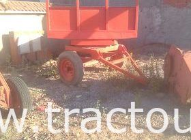 À vendre Remorque agricole double essieux complet