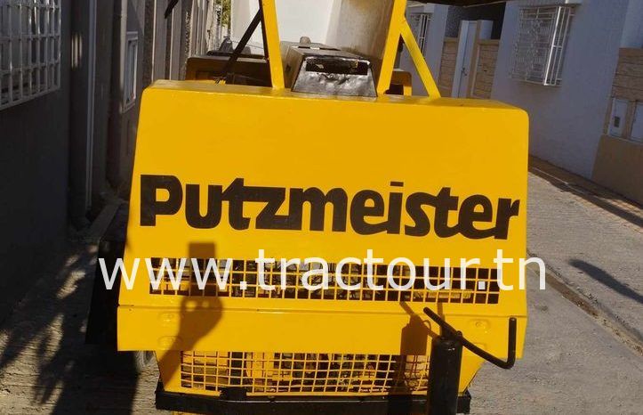 À vendre Pompe à béton Putzmeister Mixocret M 3241 moteur Deutz 1011 – 3 cylindres complet