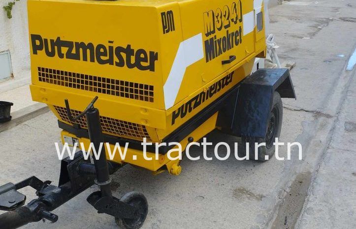 À vendre Pompe à béton Putzmeister Mixocret M 3241 moteur Deutz 1011 – 3 cylindres complet