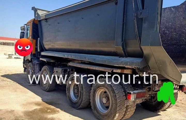 À vendre 2 Camions benne TP  8×4 Renault K 500 (2016) complet