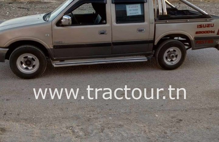 ⛔🚫VENDU تم البيع🚫⛔ Camionnette 4 portes avec benne Isuzu Super Faster 2500 injection (2001) complet