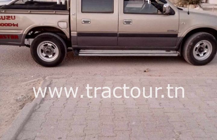 ⛔🚫VENDU تم البيع🚫⛔ Camionnette 4 portes avec benne Isuzu Super Faster 2500 injection (2001) complet