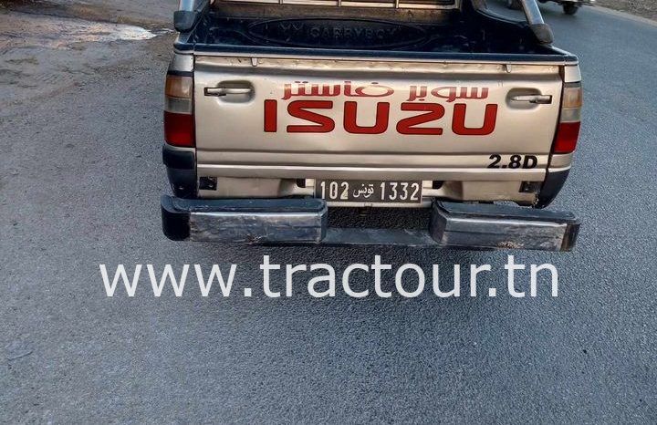 ⛔🚫VENDU تم البيع🚫⛔ Camionnette 4 portes avec benne Isuzu Super Faster 2500 injection (2001) complet