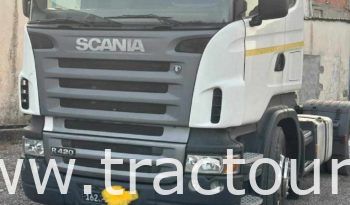 À vendre Tracteur routier Scania R420 avec soufflets (2007) complet