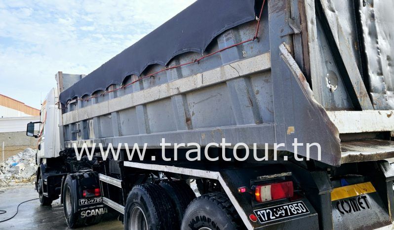 À vendre Tracteur Scania R420 avec semi remorque benne TP Comet complet