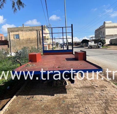 À vendre Semi remorque agricole Porte char – plateau – complet