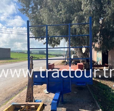 À vendre Semi remorque agricole Porte char – plateau – complet