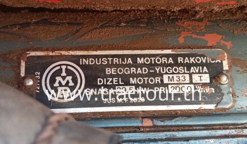 À vendre Tracteur IMT 533 de luxe avec carte grise (1990) complet