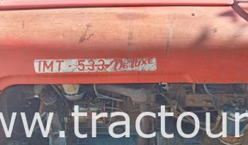 À vendre Tracteur IMT 533 de luxe avec carte grise (1990) complet