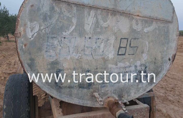 À vendre Semi remorque agricole citerne 5000 Litres complet