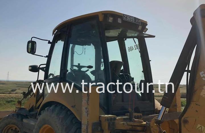 À vendre Tractopelle Caterpillar 428 F (2013) complet
