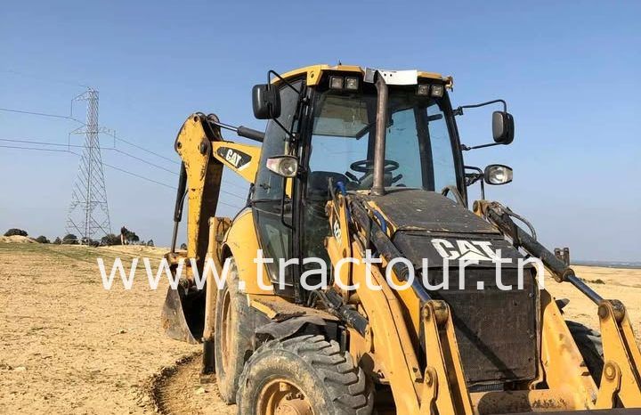 À vendre Tractopelle Caterpillar 428 F (2013) complet