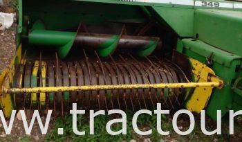 À vendre Presse à paille – Brissa John Deere 349 complet