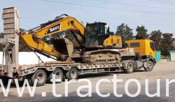 À louer Tracteur avec semi remorque porte engin complet