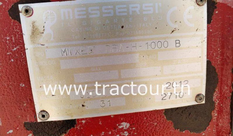 À vendre Auto bétonnière – Toupie Messersi (2012) complet