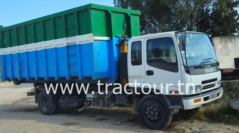 À vendre Camion avec caisson Ampliroll Isuzu FSR (2018) complet